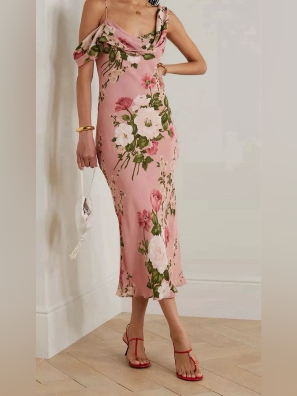 Reformation Reya Dress in the Rose Garden